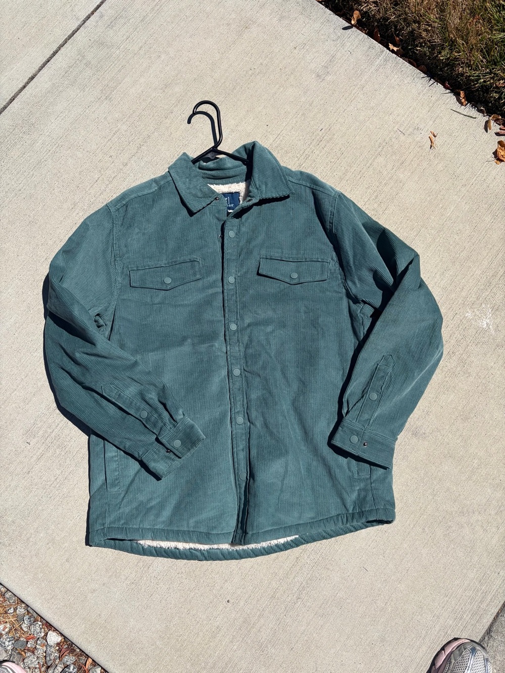 George Teal Corduroy Lined Shirt Jacket